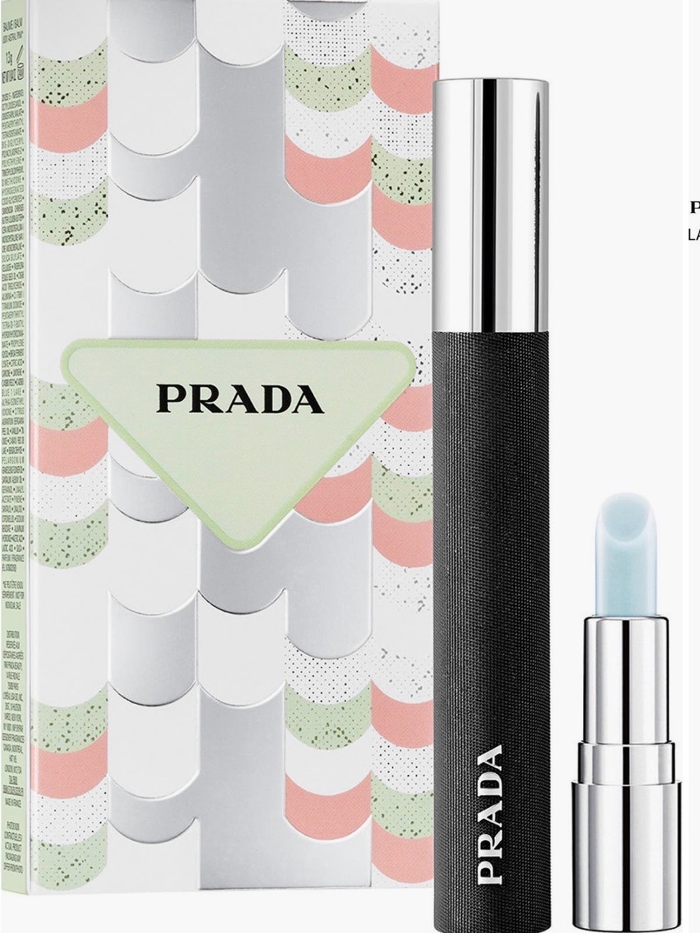 Prada scope mascara and mini lip balm set